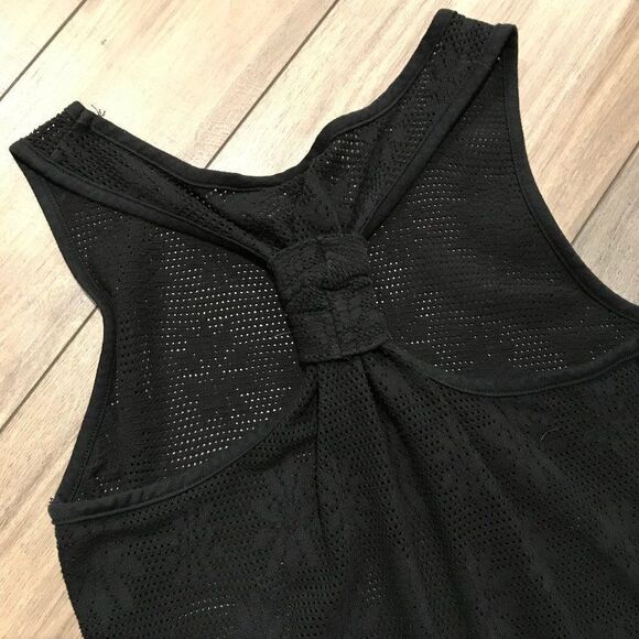 Black Mesh Swim Cover Up - Picture 2 of 2